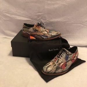 Paul Smith Snake Swirl Leather Bertie Brogues